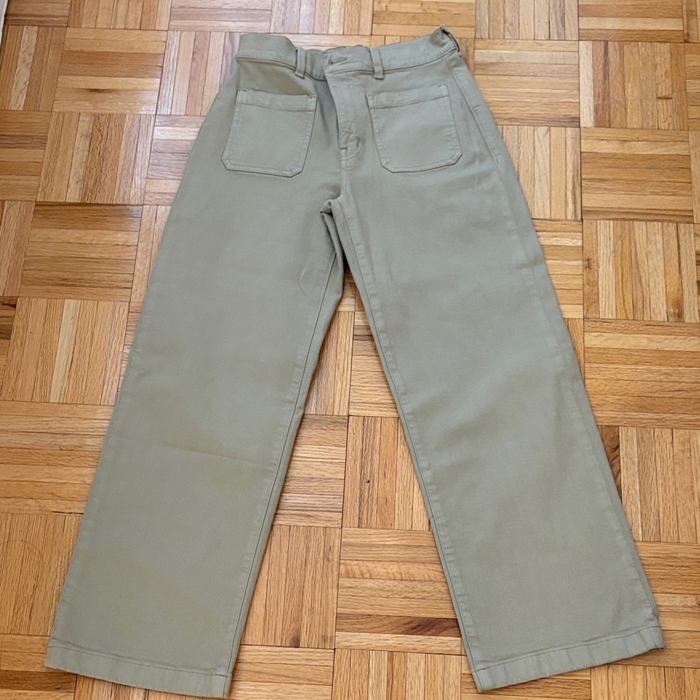 Madewell Emmett Wide Leg Pants Size 25P Petite